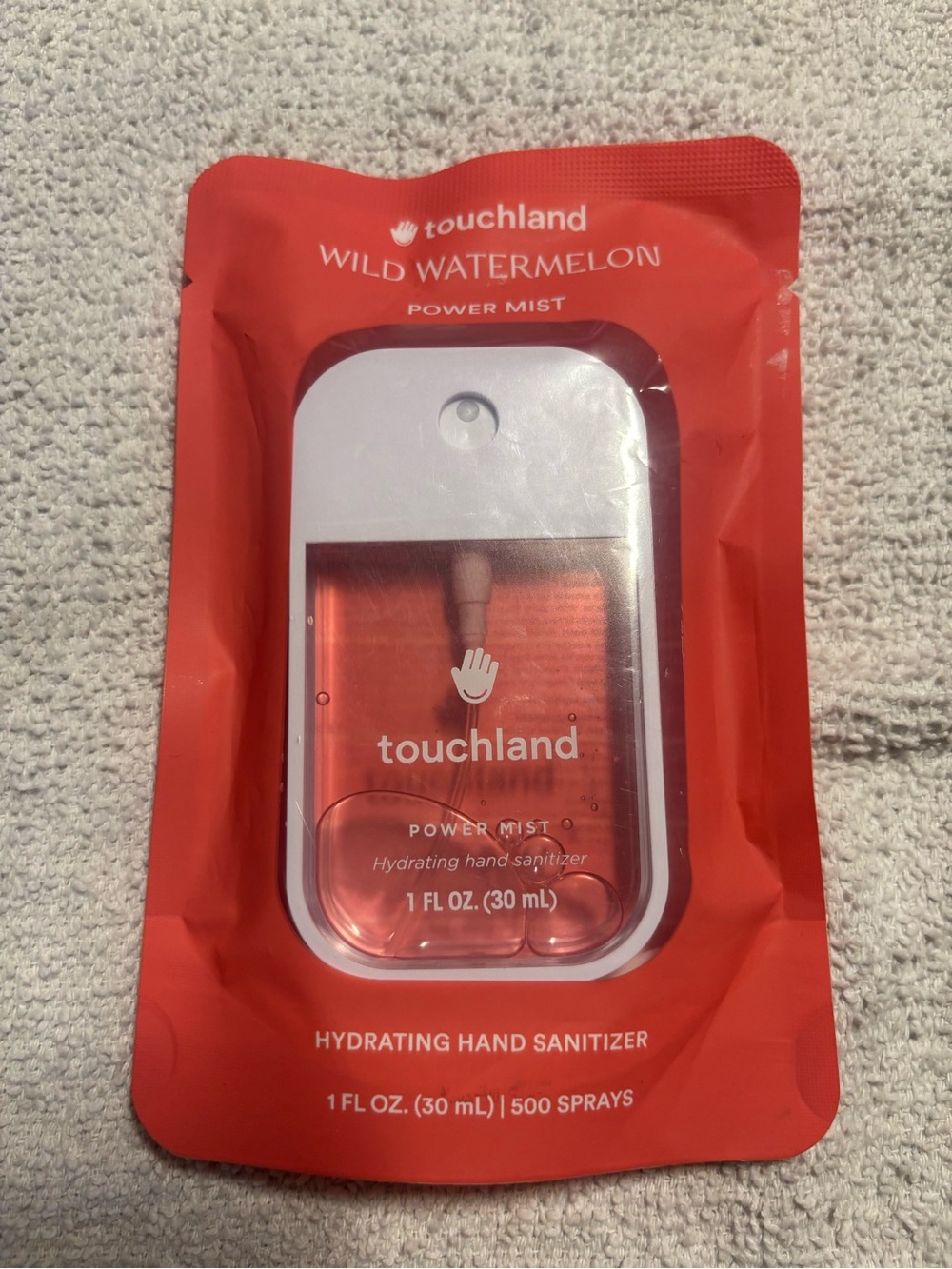 Touchland Wild Watermelon Hydrating Hand Sanitizer Spray - Red